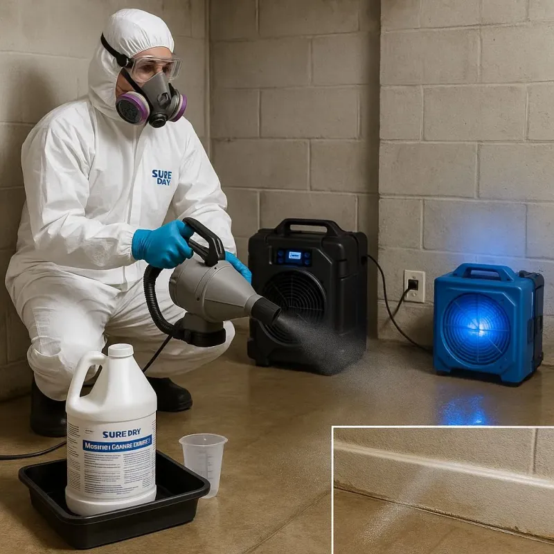 Sanitization and Odor Removal process in Hopkinton, MA
